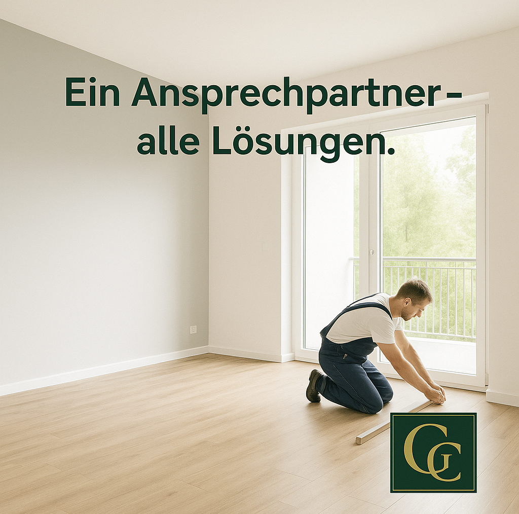 Giwargis Connect - Ihr Partner für Sanierung & Renovierung Handwerker beim Bodenlegen - vermittelt durch Giwargis Connect Wiesbaden