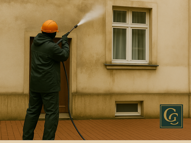 Gebäude- & Fassadenreinigung durch Partnerfirmen von Giwargis Connect Symbolbild für Fassadenreinigung - Giwargis Connect Wiesbaden